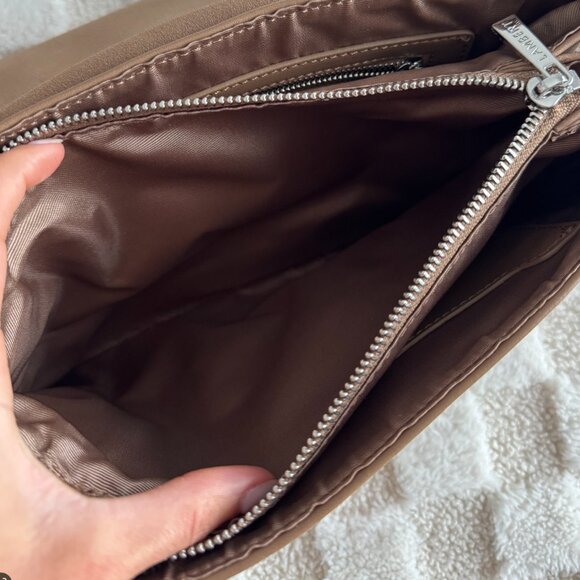 LAMBERT | The Victoria - 3-In-1 Metro Vegan Microsuede Handbag | Brown - Picture 12 of 14